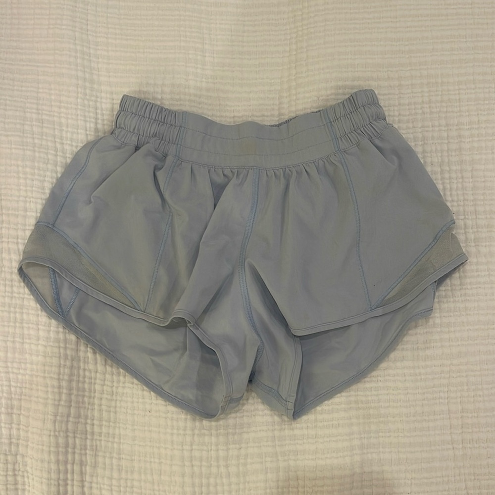 Blue Lululemon Hotty Hot Shorts
